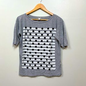 J. Crew polka dot top